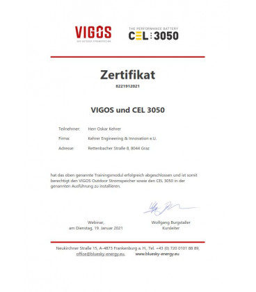 VIGOS_und_CEL-3050-Zertifikat_Dr.Oskar-Kehrer